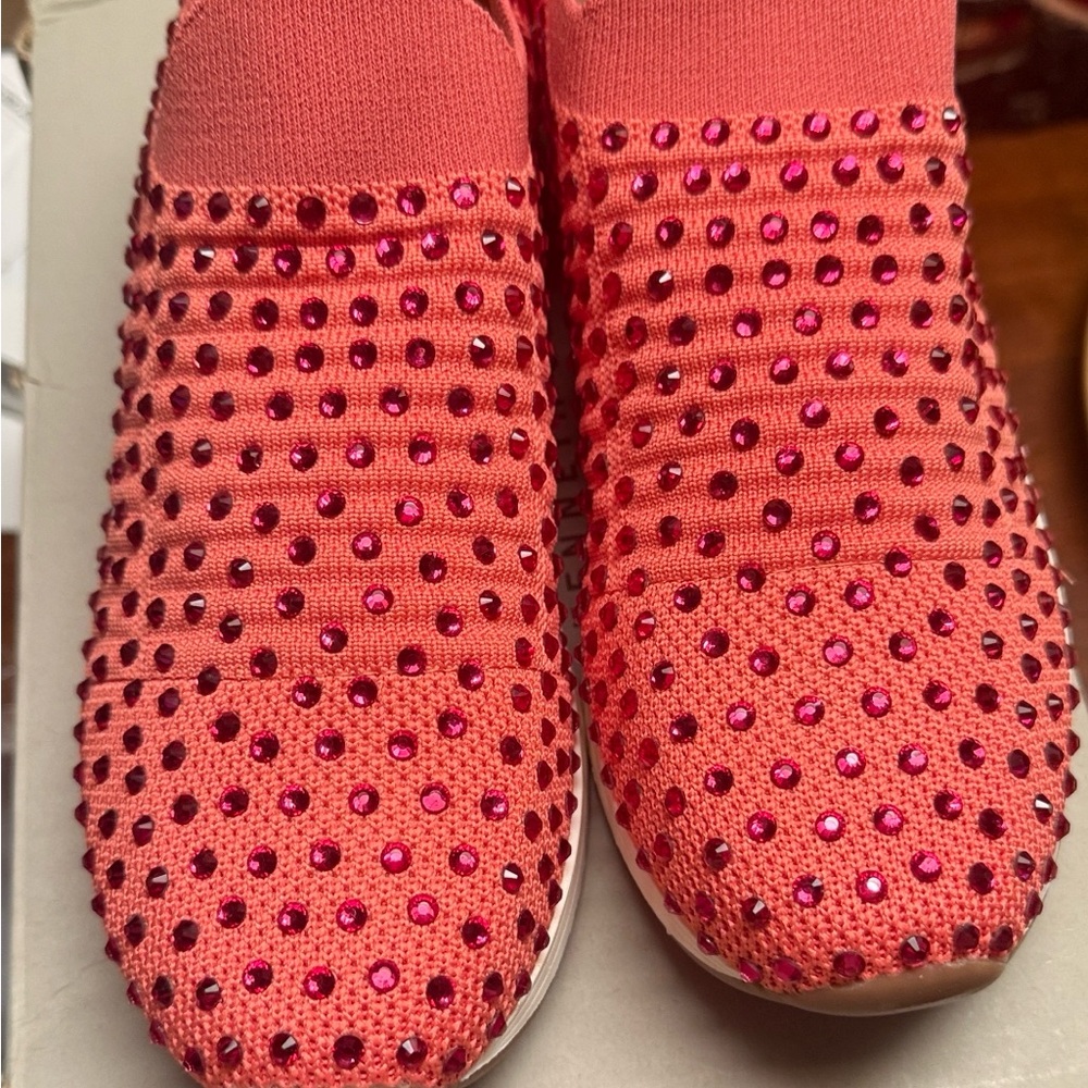 Kenneth Cole Embellished Slip-On Sneakers